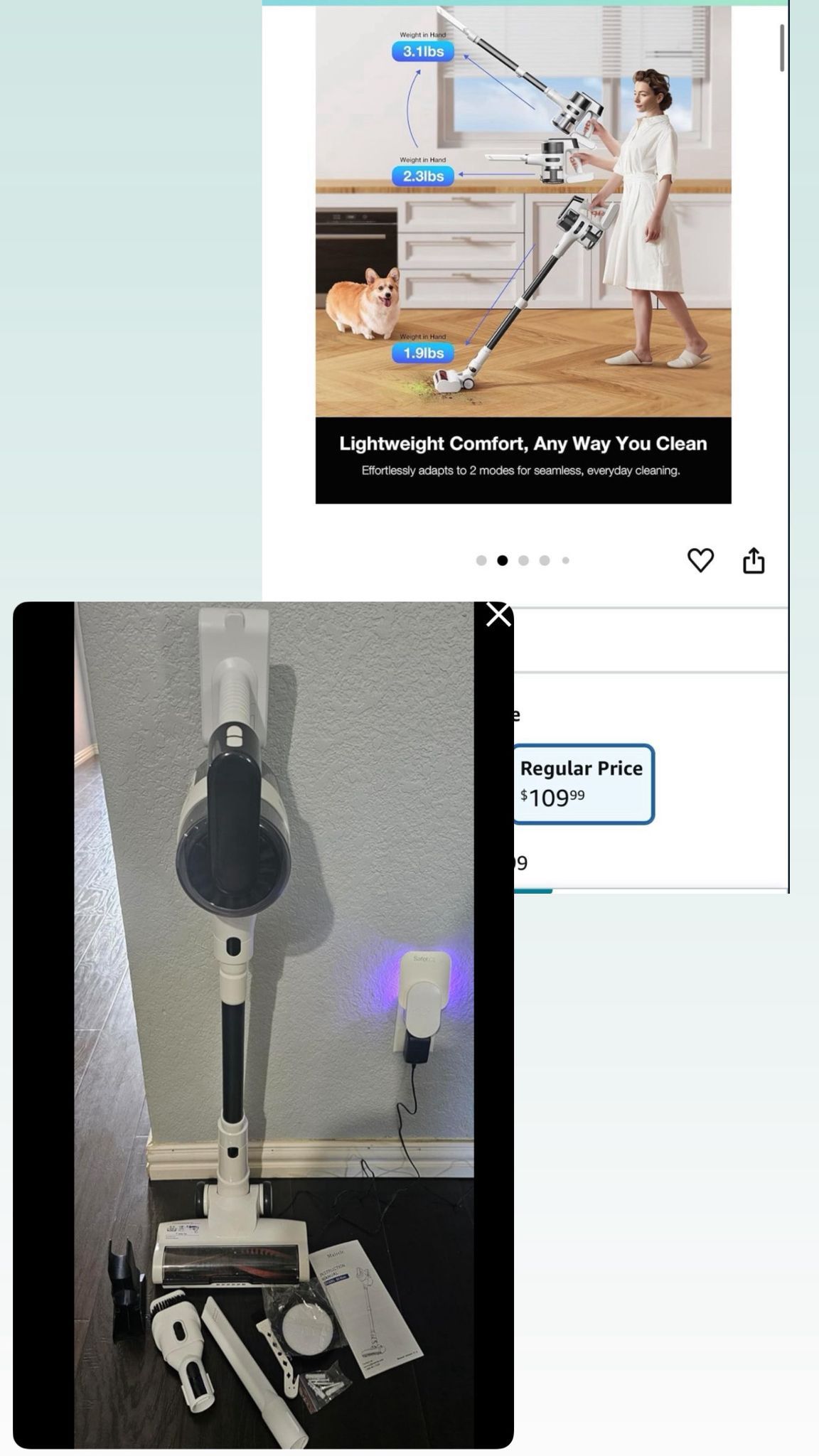 Cordless Vacuum Cleaner 600W 50KPA 70Mins Runtime - photo 5