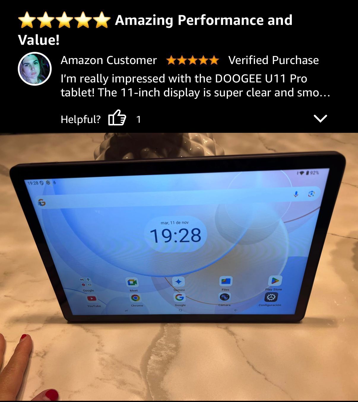 Pro Android 16 Tablet 11 inch 30GB+256GB Octa-Core
