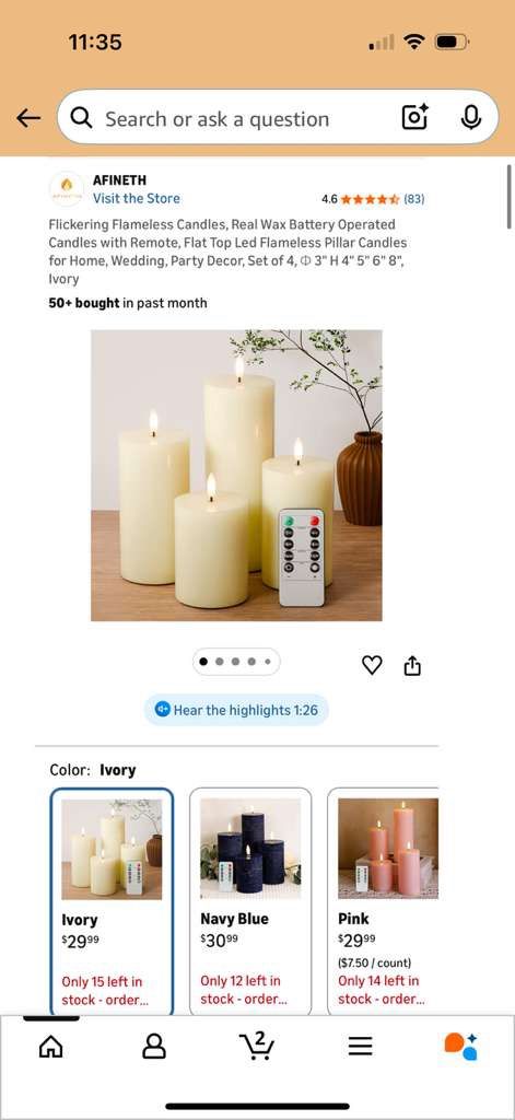 Four Vibrant LED Candle Lights with Remote Control - photo 4