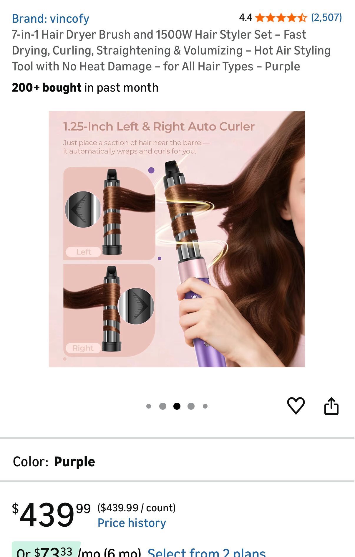 7-in-1 Hair Dryer Brush and 1500W Hair Styler Set - photo 3