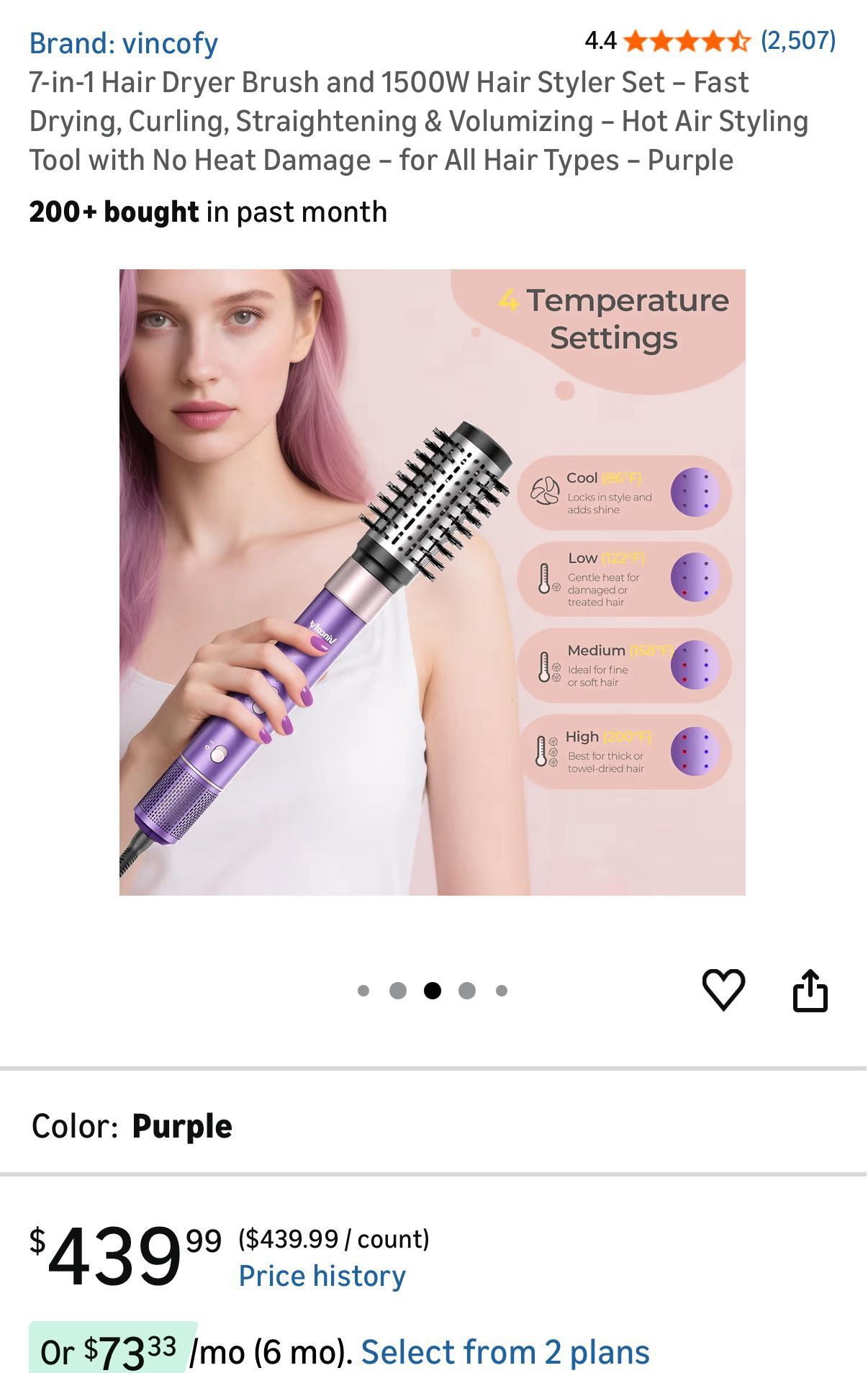 7-in-1 Hair Dryer Brush and 1500W Hair Styler Set - photo 4