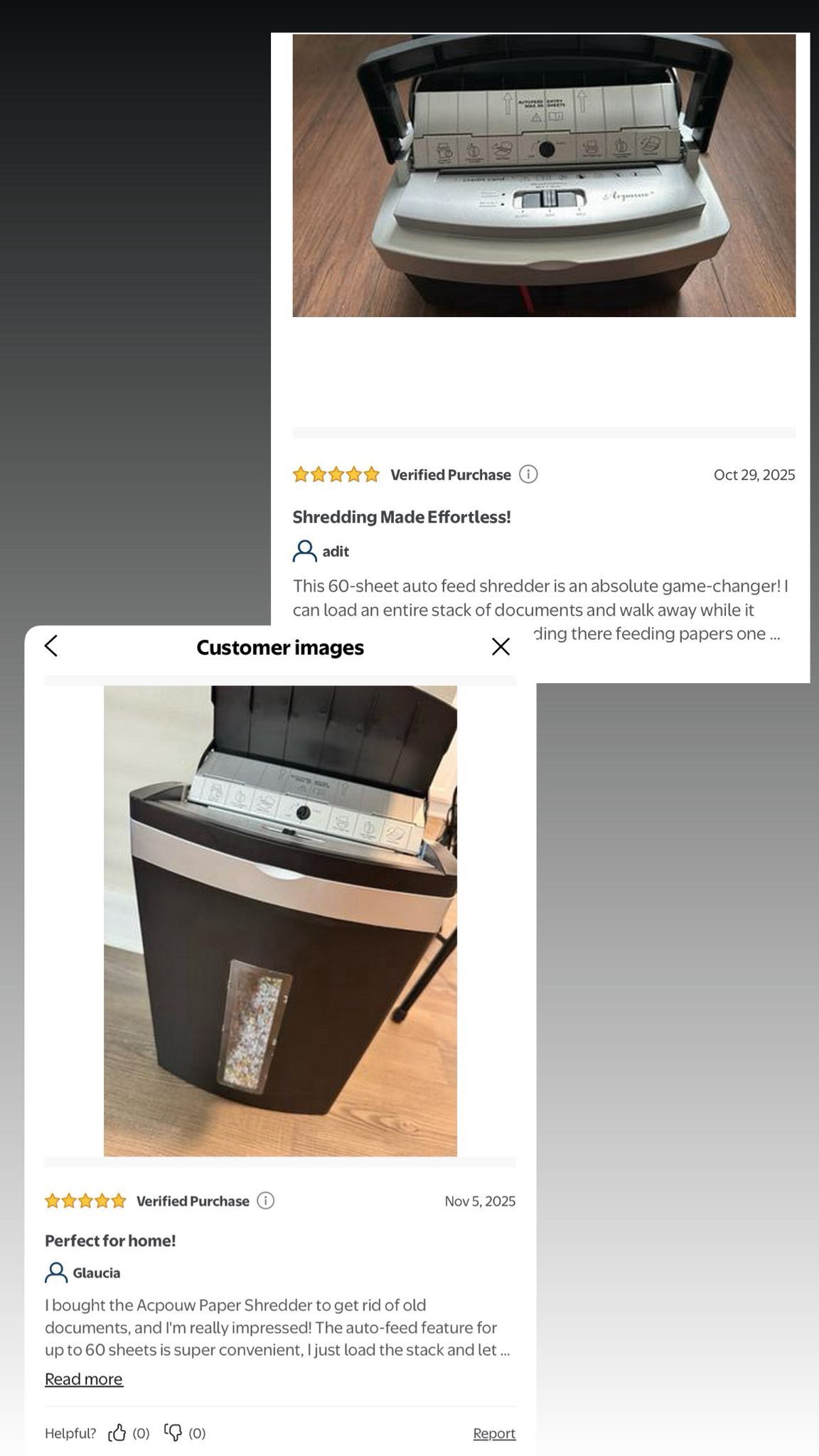 Paper Shredder Micro-Cut, 60-Sheet Auto Feed - photo 4