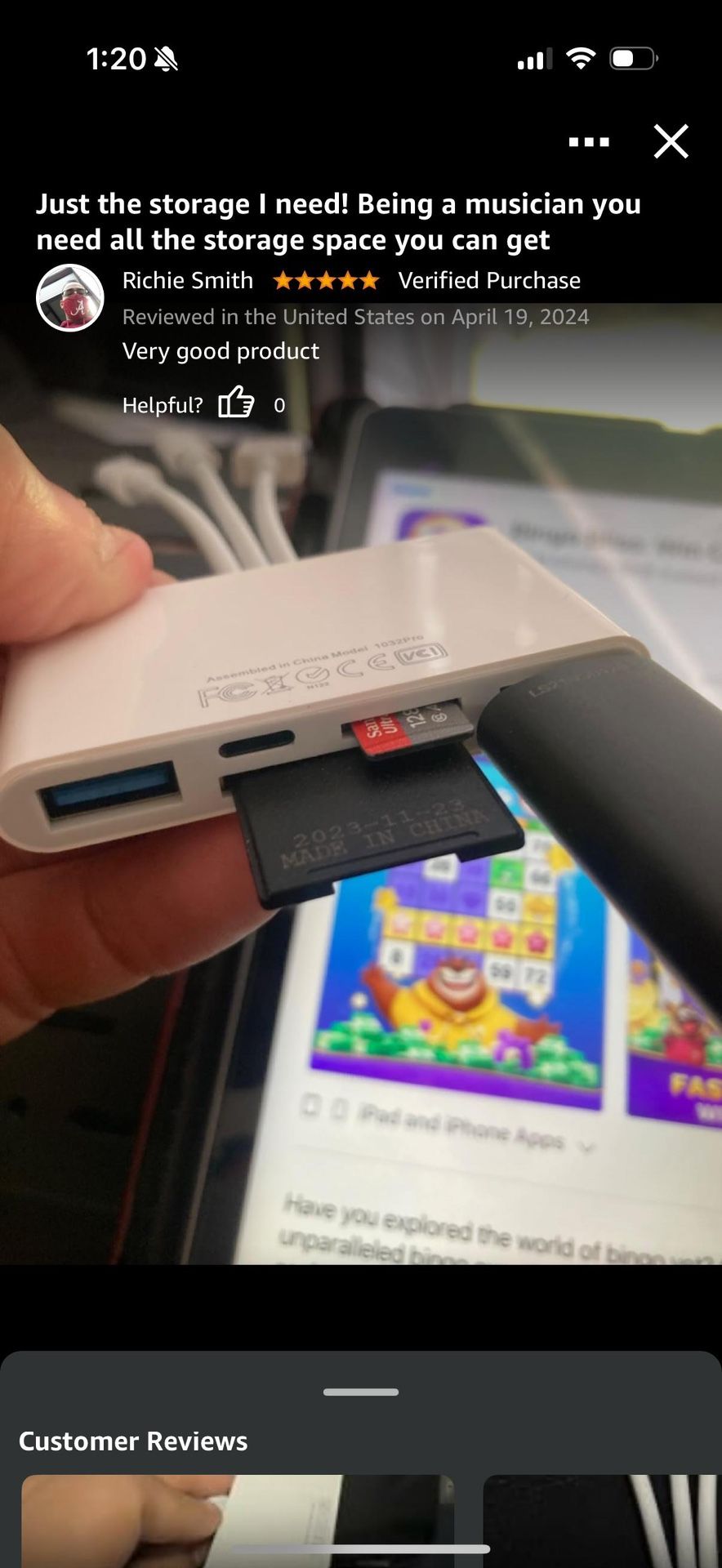 5-in-1 Memory Card Reader USB OTG Adapter for All Devices