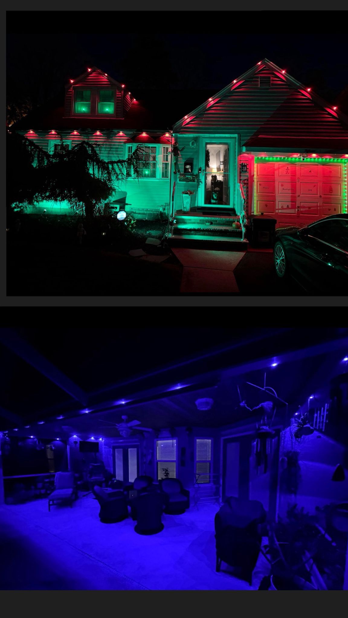 Permanent Outdoor Smart LED String Lights RGB Color Changing - photo 4