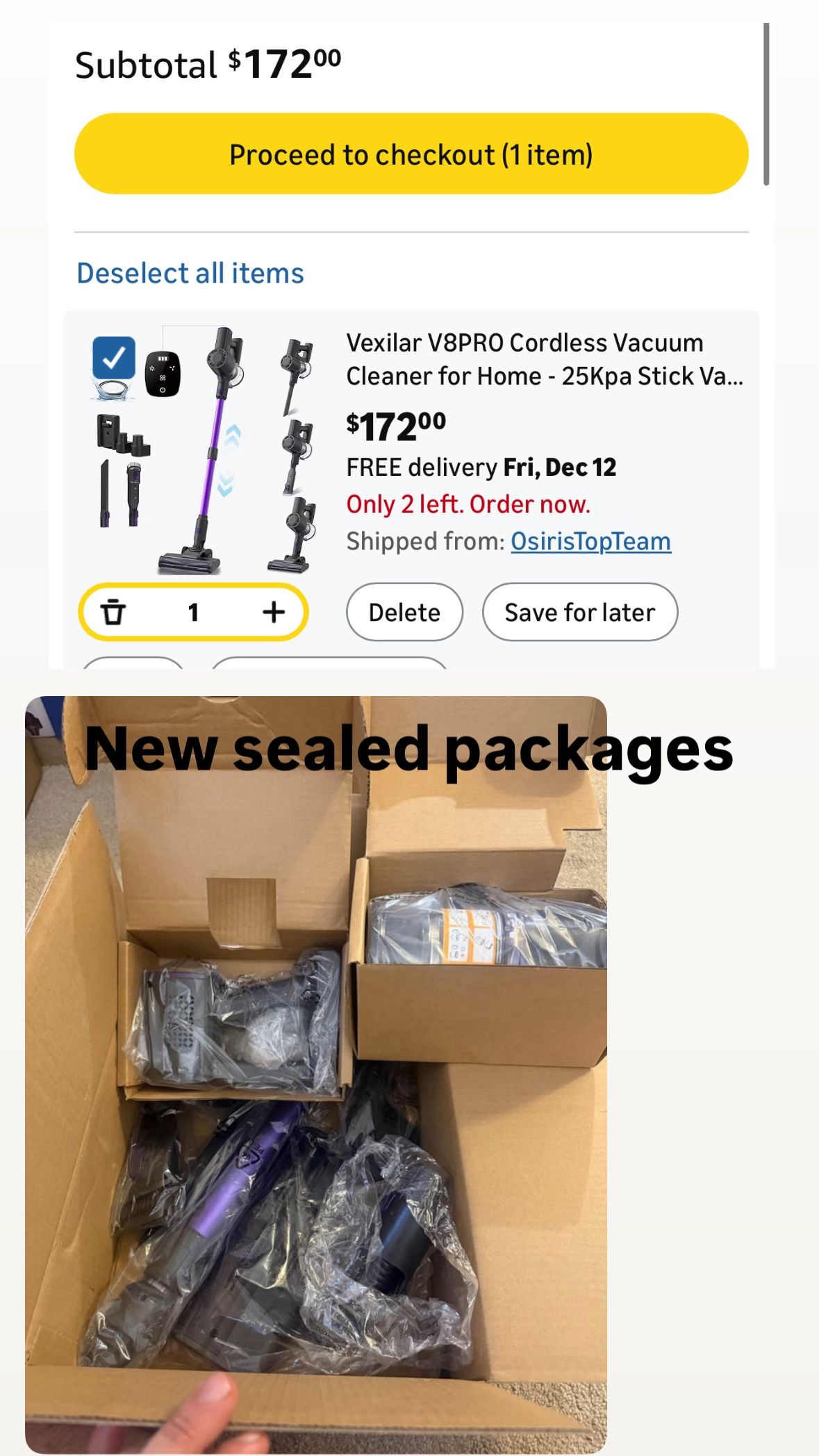 6-in-1 Cordless Handheld Vacuum Cleaner - 25Kpa Stick Vacuum