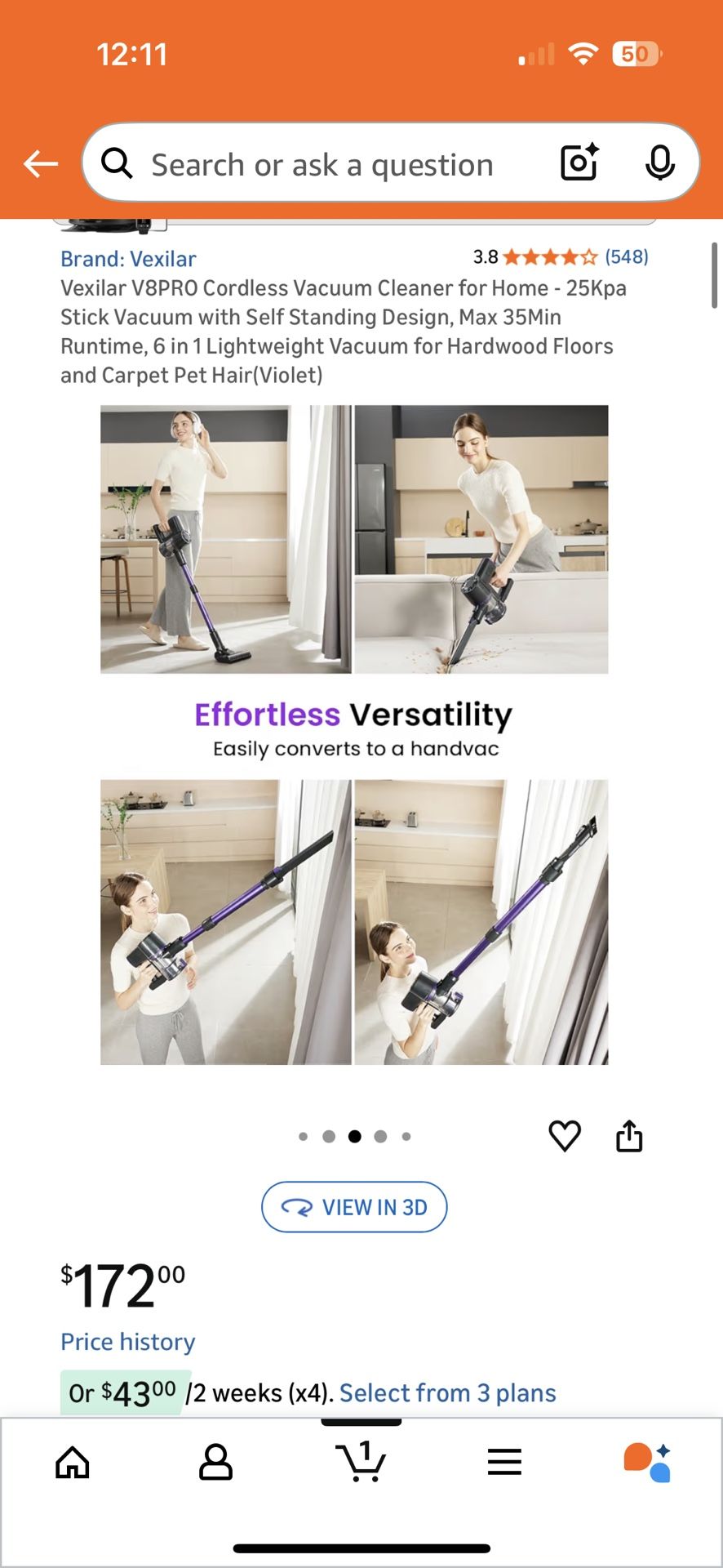 6-in-1 Cordless Handheld Vacuum Cleaner - 25Kpa Stick Vacuum - photo 2