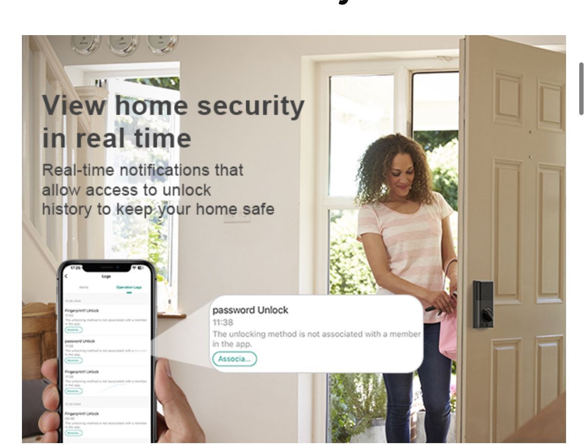 Smart Door Lock with Keypad, Fingerprint, and App Control - photo 4