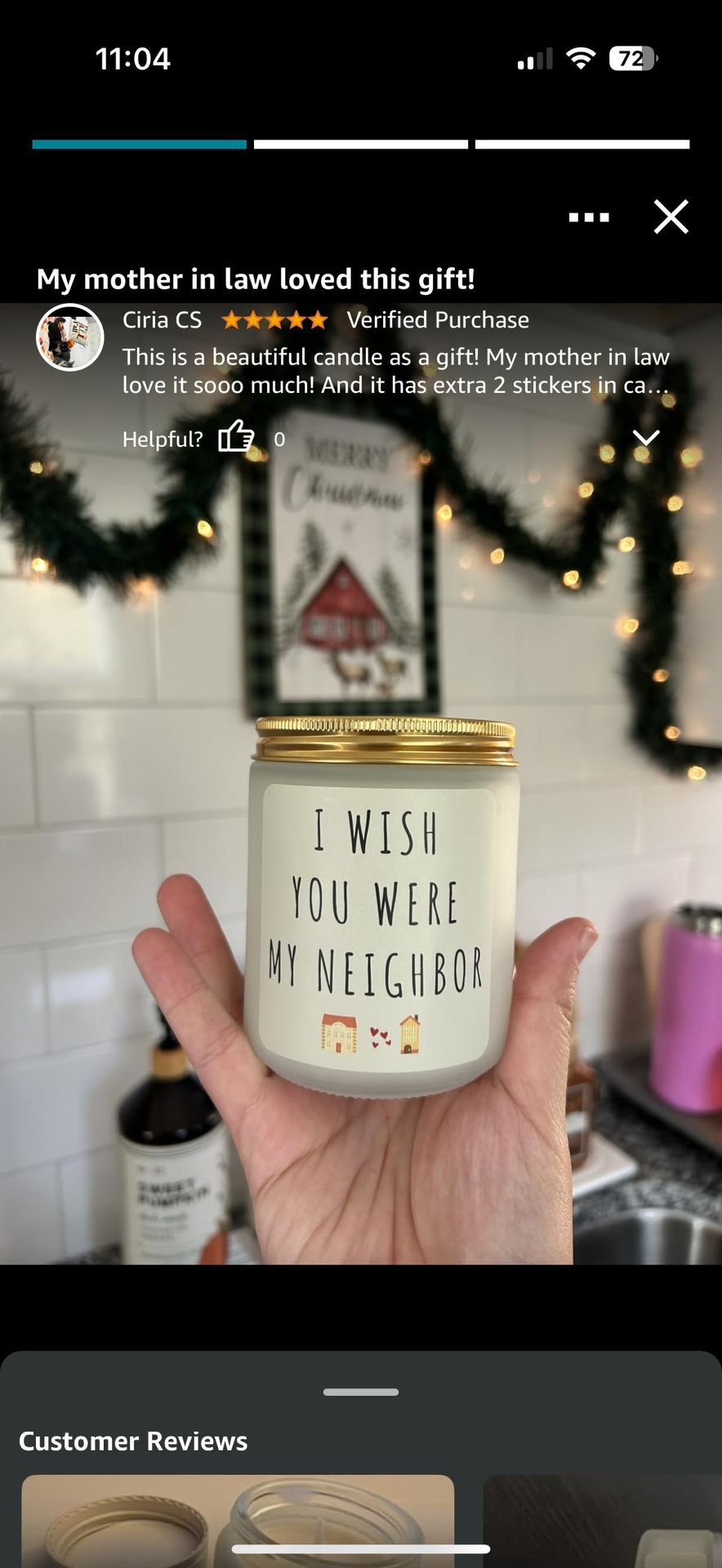 Lavender Scented Candles with Replaceable Stickers