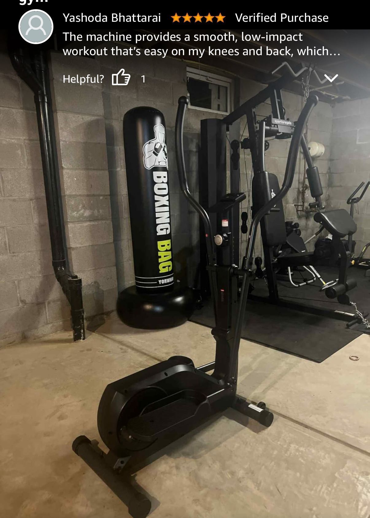 Elliptical Machine with Magnetic Driving System