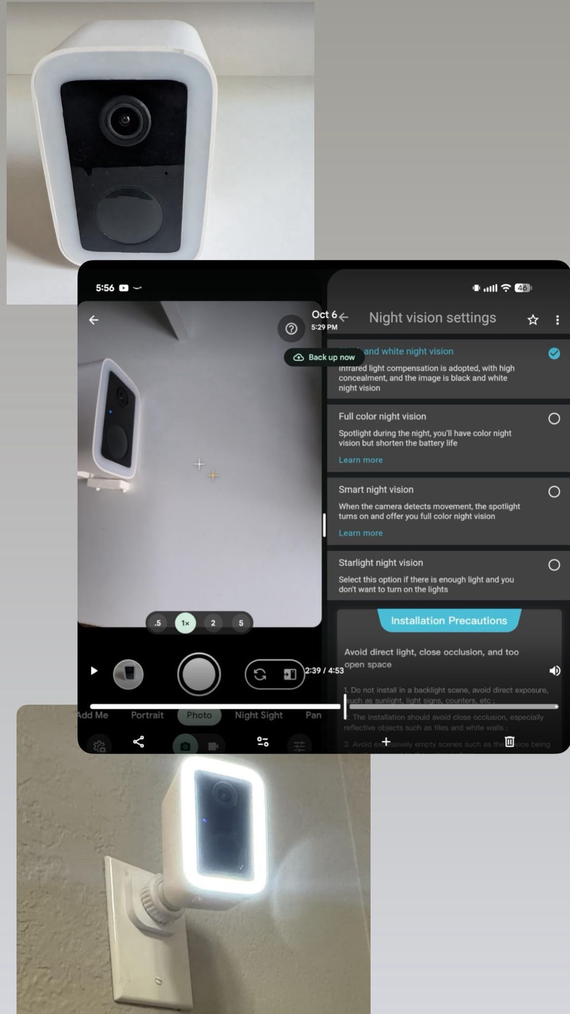 2K Wireless Outdoor Security Camera with Spotlight & Siren - photo 3