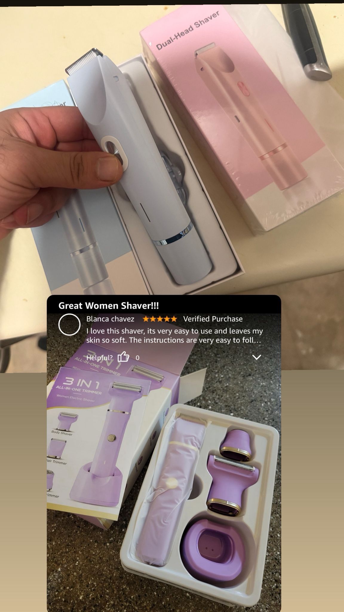 3-in-1 Electric Bikini Trimmer & Body Shaver for Women - photo 2