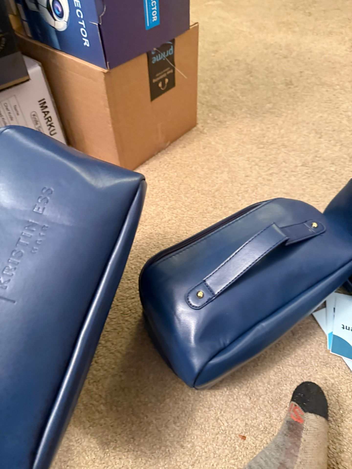 Travel Makeup Bag with 2 Mini Bags, Large Capacity
