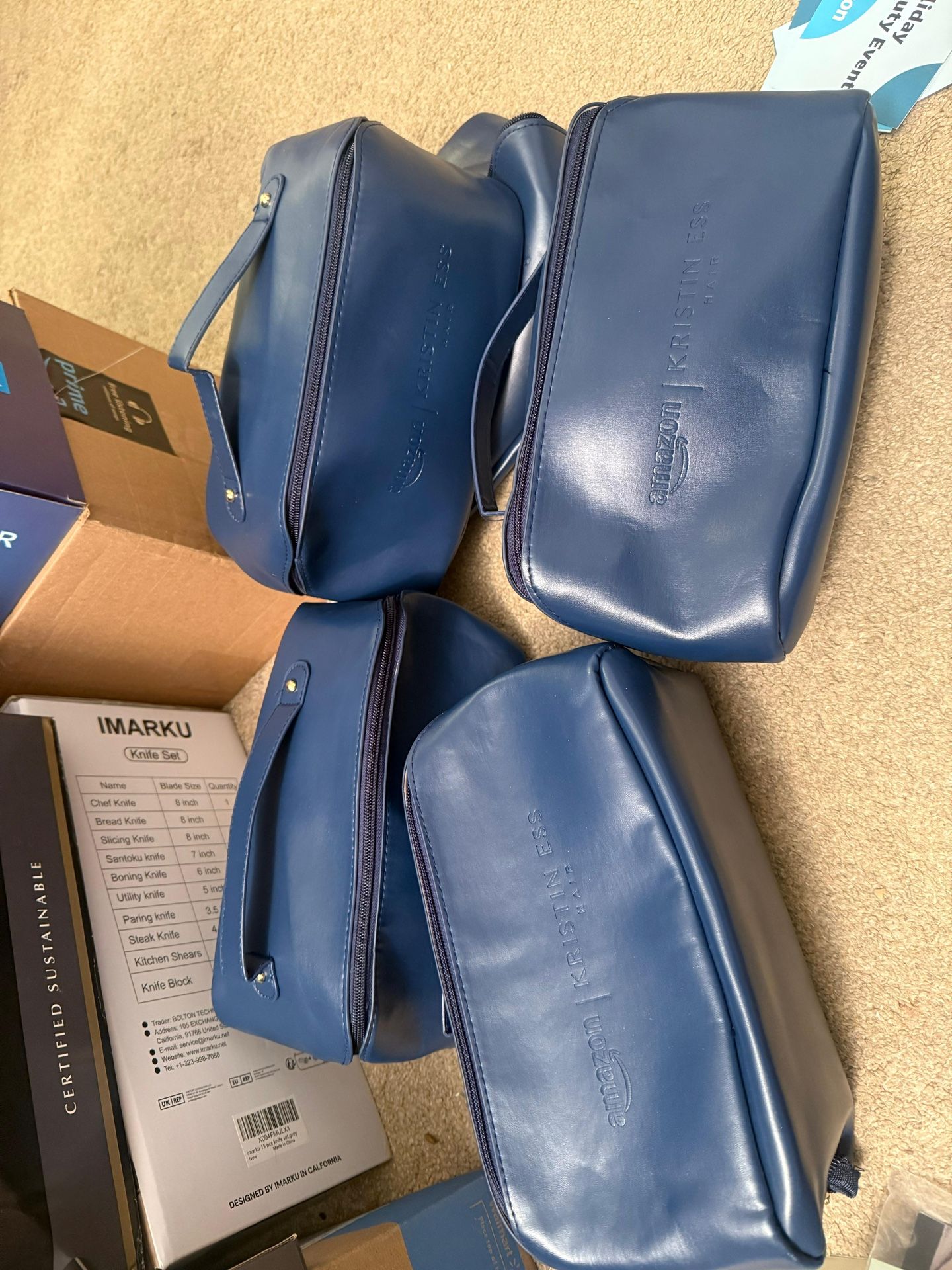Travel Makeup Bag with 2 Mini Bags, Large Capacity - photo 2