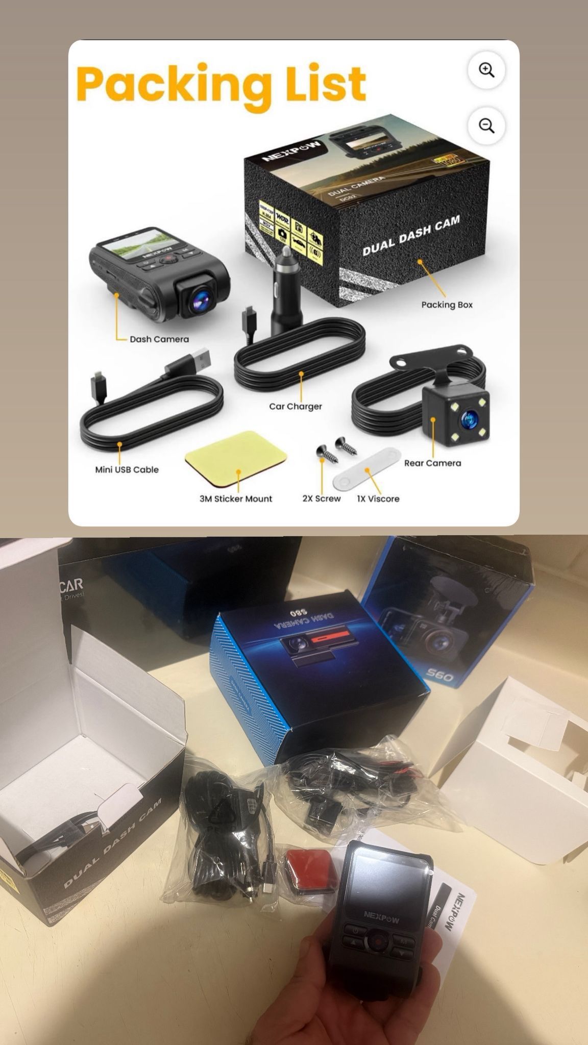 Dash Cam Front and Rear 1080P Full HD - photo 2