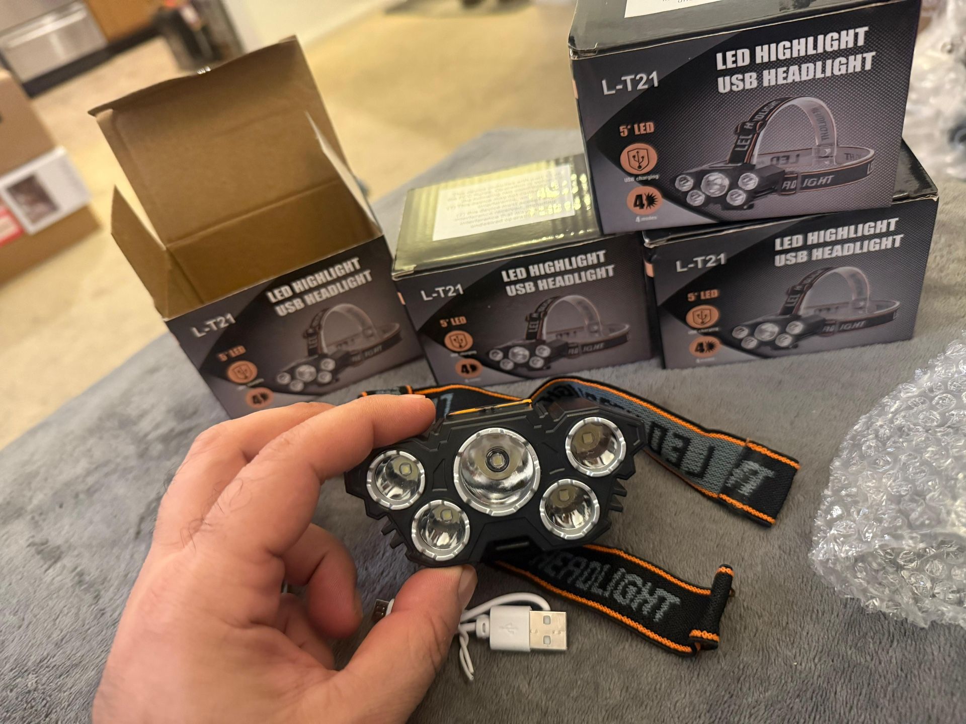 Rechargeable LED Headlamp with 4 Modes - photo 4