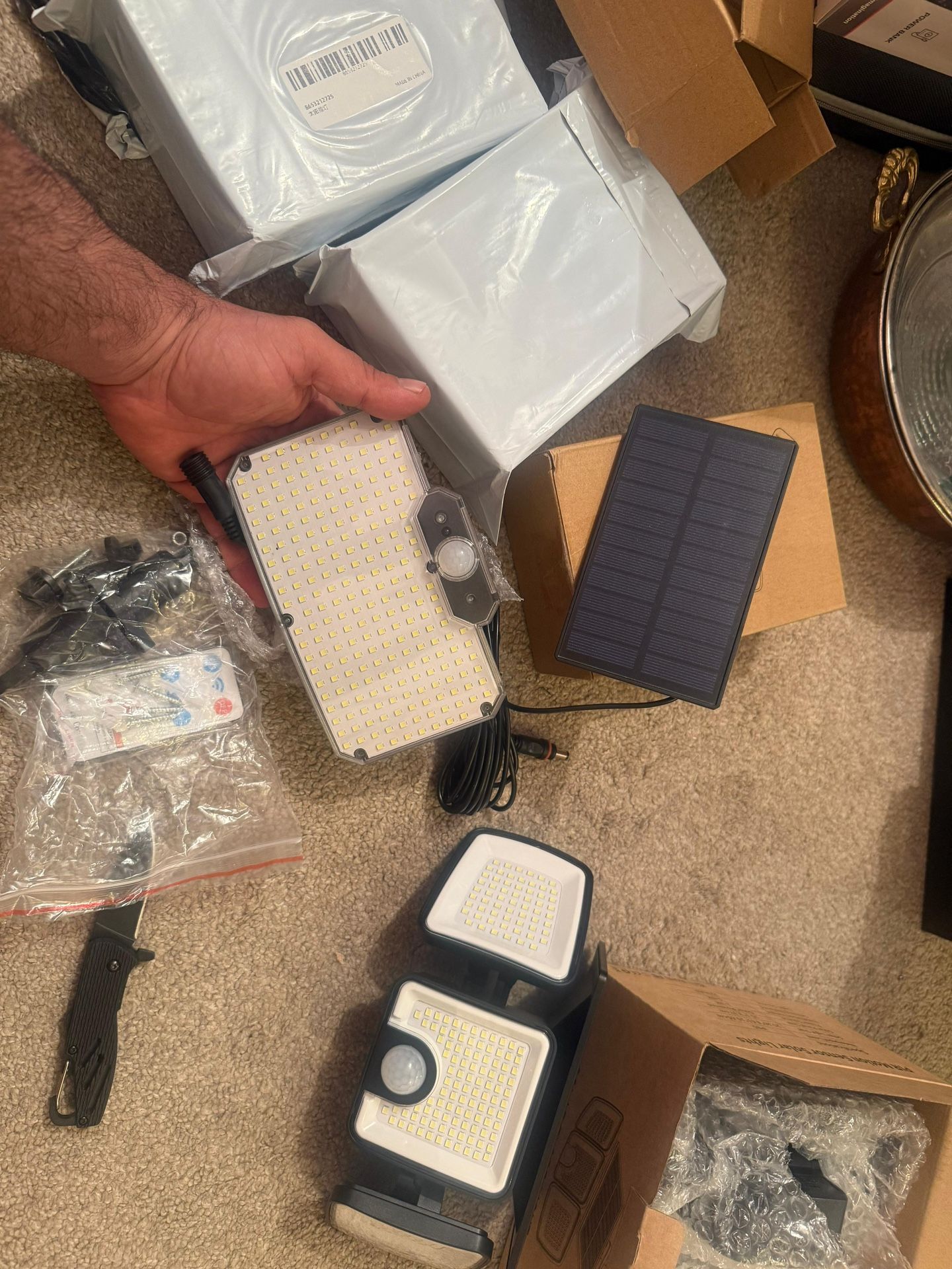 234 LED Outdoor Solar Lights Strip with Motion Sensor