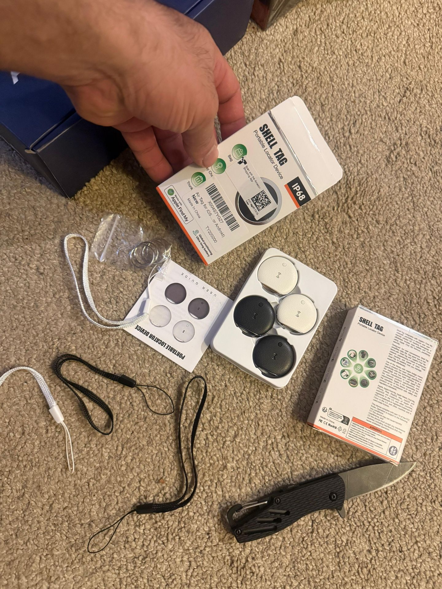 4-Pack Smart Bluetooth Item Trackers Compatible with Find My - photo 2