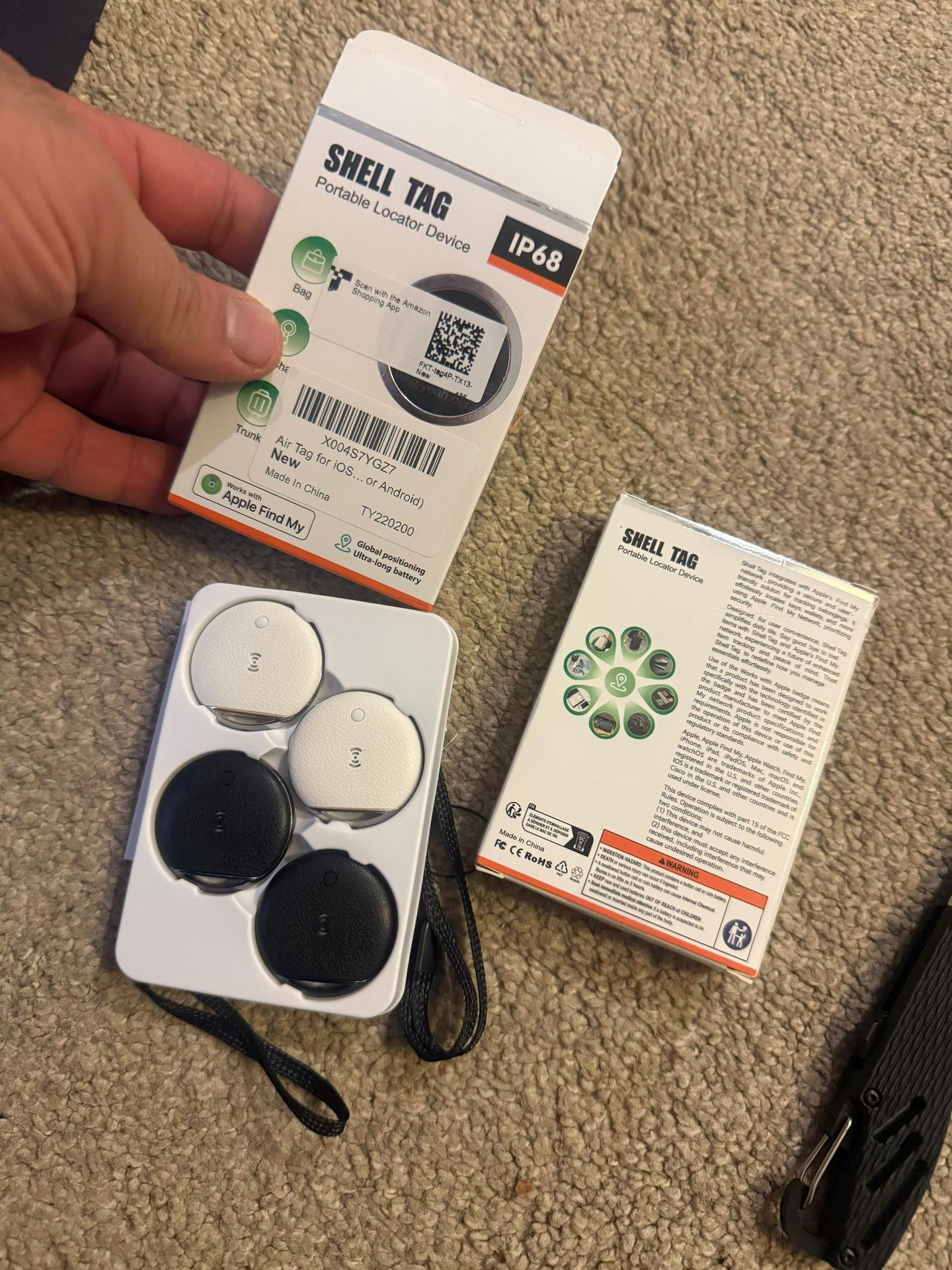 4-Pack Smart Bluetooth Item Trackers Compatible with Find My - photo 4