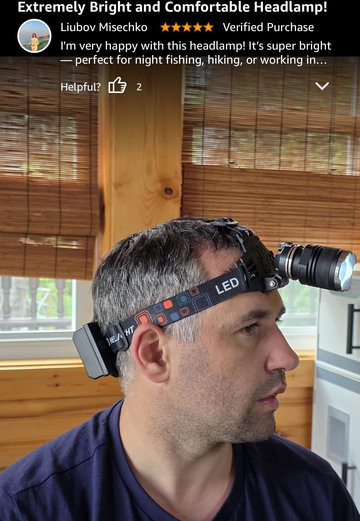 990000 Lumen Rechargeable LED Headlamp - photo 2