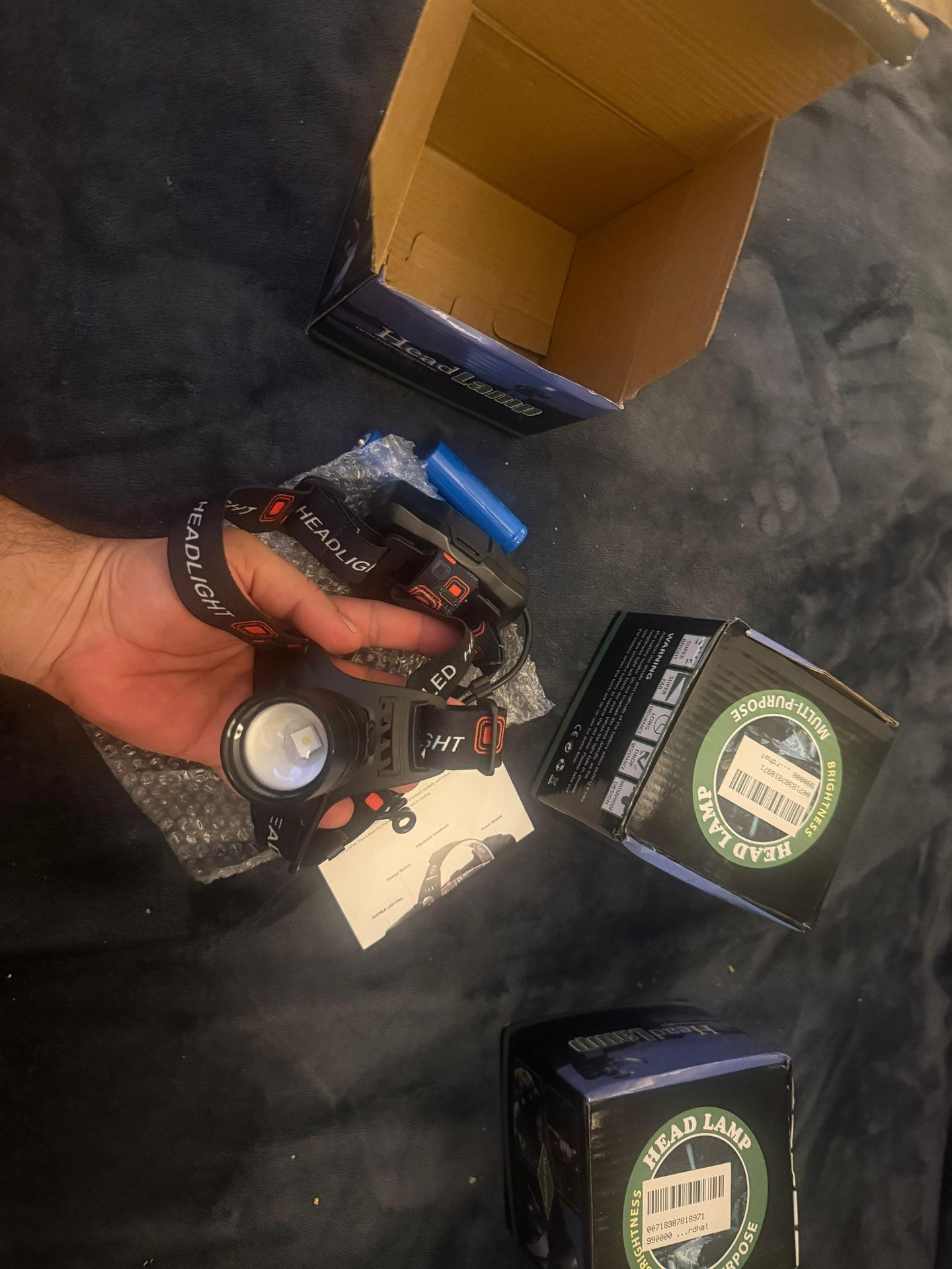 990000 Lumen Rechargeable LED Headlamp - photo 5