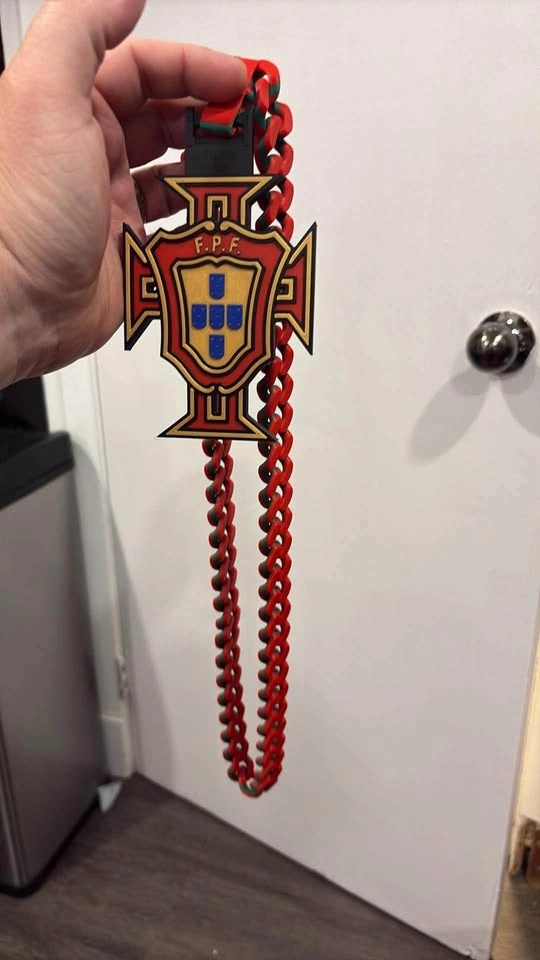Portugal F.P.F. Soccer Necklace - World Cup Fan Gear - photo 2