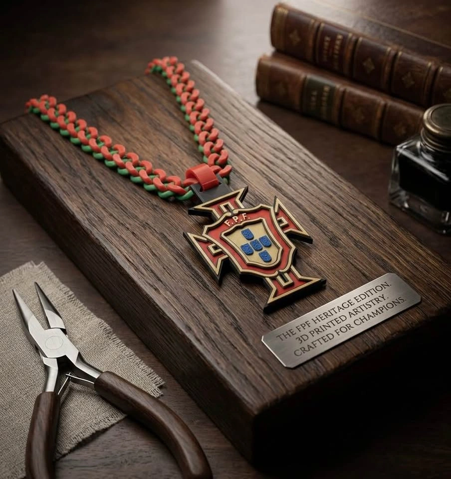 Portugal F.P.F. Soccer Necklace - World Cup Fan Gear - photo 3