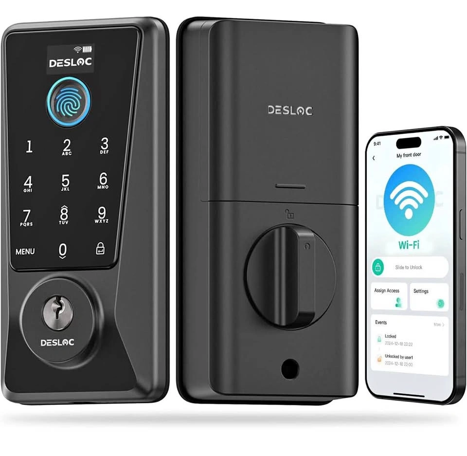 DESLOC Smart Lock D110 Plus – WiFi Fingerprint Smart Deadbolt