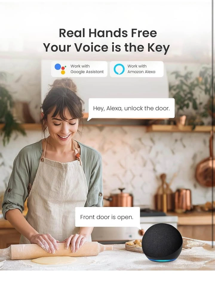 DESLOC Smart Lock D110 Plus – WiFi Fingerprint Smart Deadbolt - photo 3