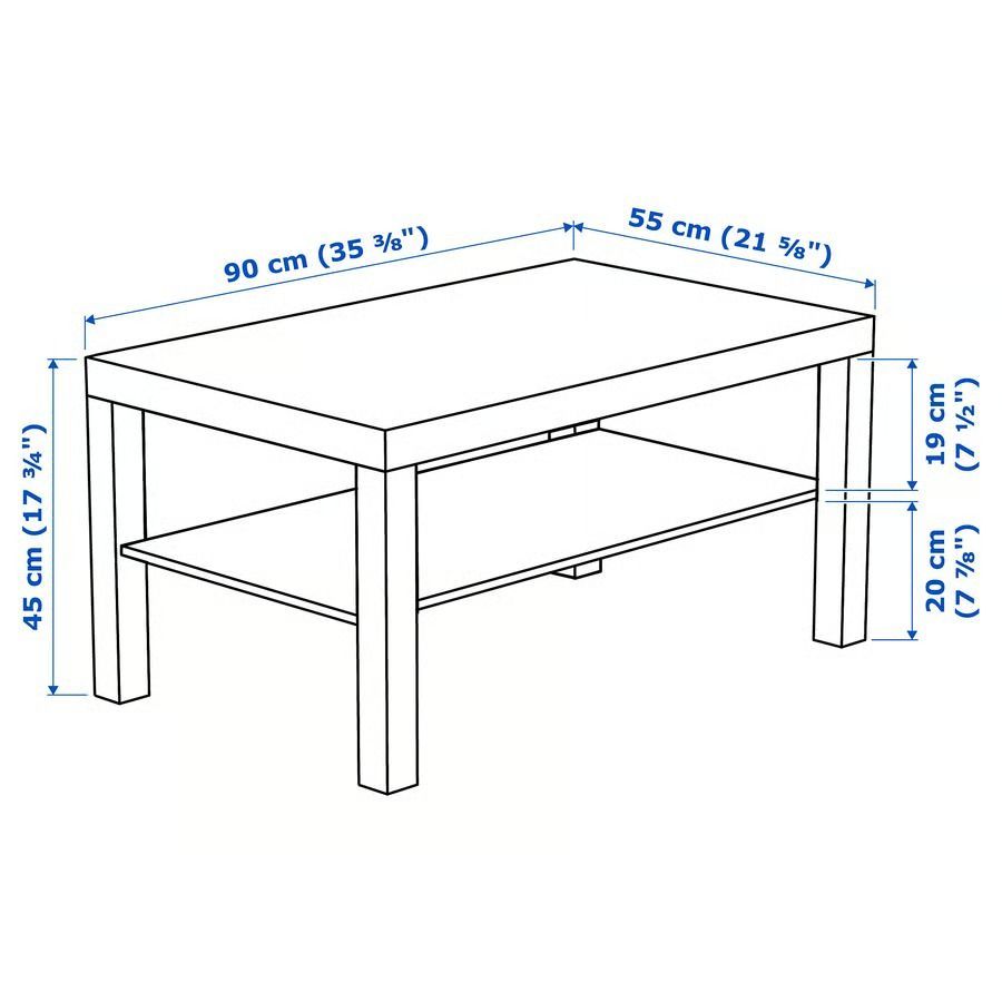 IKEA LACK Coffee Table - Black Brown - photo 3