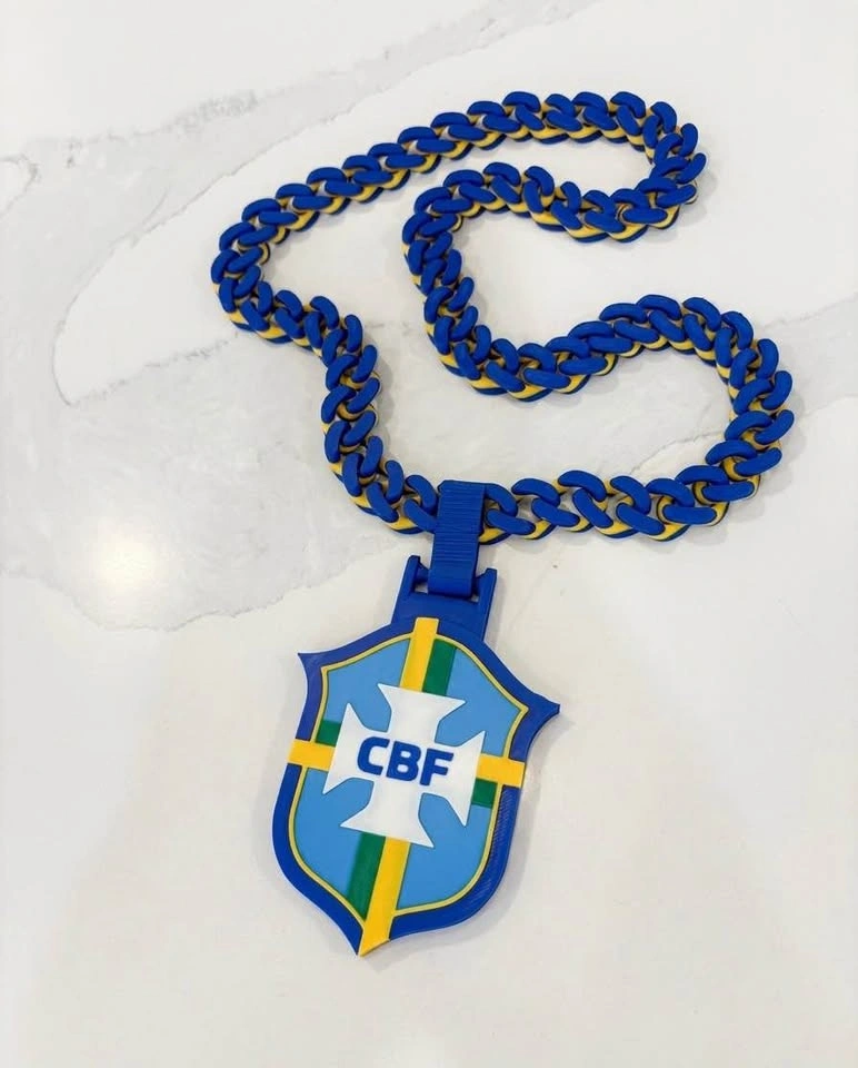 Brazil World Cup Soccer Necklace – CBF Edition - photo 2