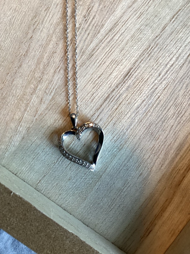 Peoples 10k Gold Heart Necklace - photo 5