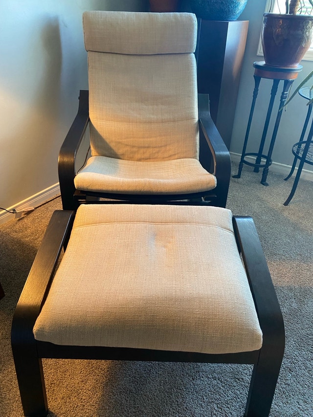 IKEA POANG Armchair and Ottoman - photo 2
