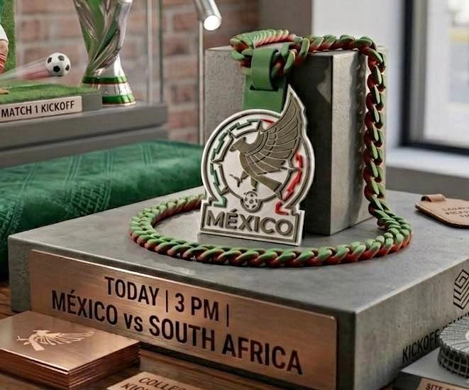 Mexico World Cup Necklace – El Tri Soccer Pendant