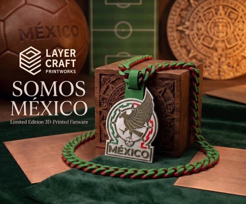 Mexico World Cup Necklace – El Tri Soccer Pendant - photo 2