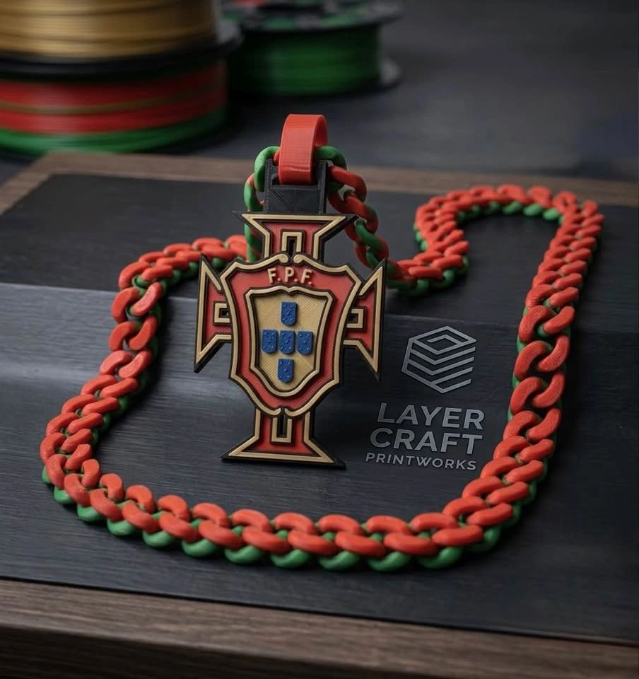 Portugal FPF 3D Printed Chain Necklace - photo 3