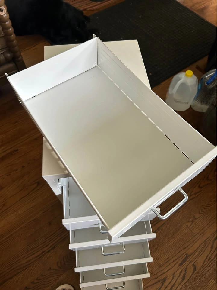 White Six Drawer Cabinet - photo 3