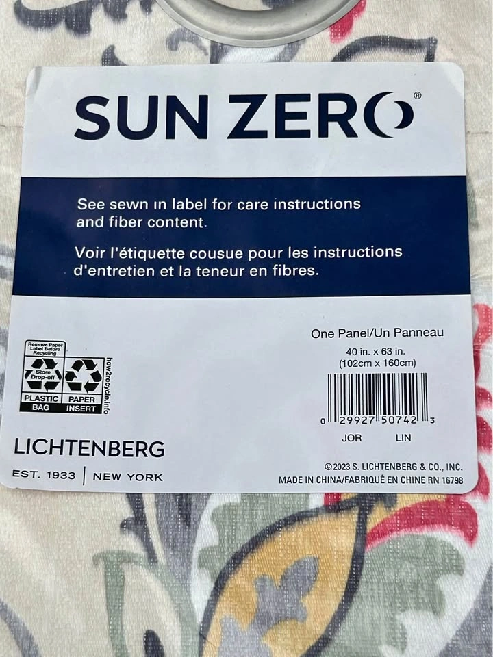 New in package curtains