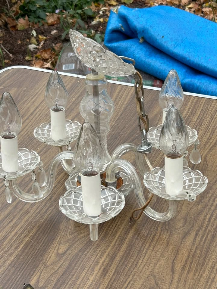 Glass Chandelier