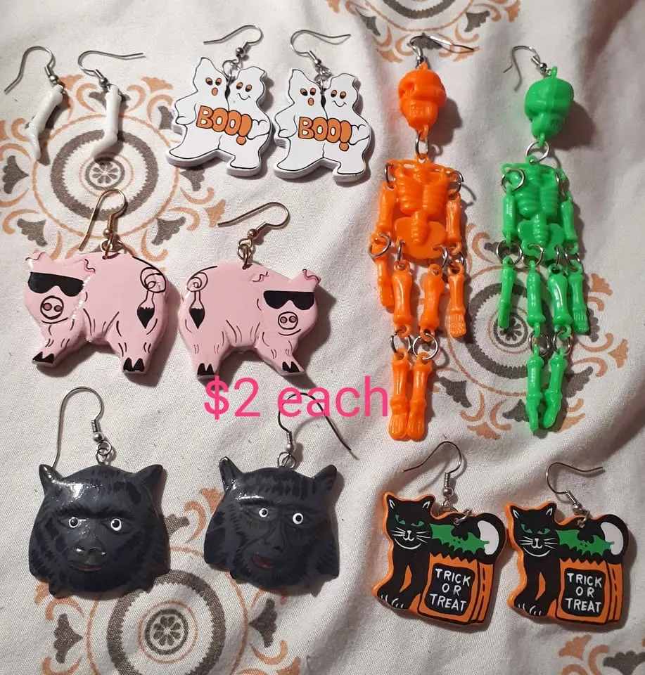 Halloween Earrings Costume thumbnail