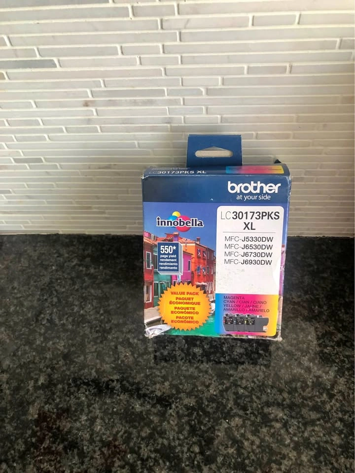 Brother LC30173PKS XL Ink – Genuine 3‑Pack (C/M/Y) – All Sealed