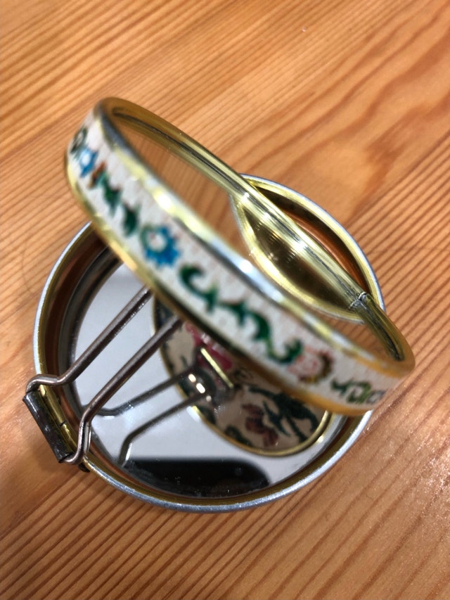 Japanese Vintage Decorative Compact Mirror - photo 4