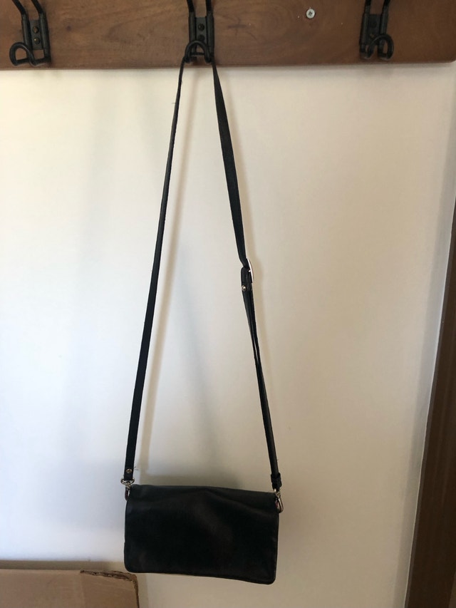 Danier Leather Multi-Compartment Crossbody Bag