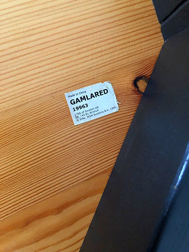 IKEA Classic GAMLARED Pine wood Round Dining Table - photo 4