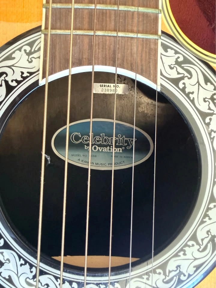 Ovation Celebrity CC68 Acoustic-Electric Guitar w/ Hard Case & F - photo 2