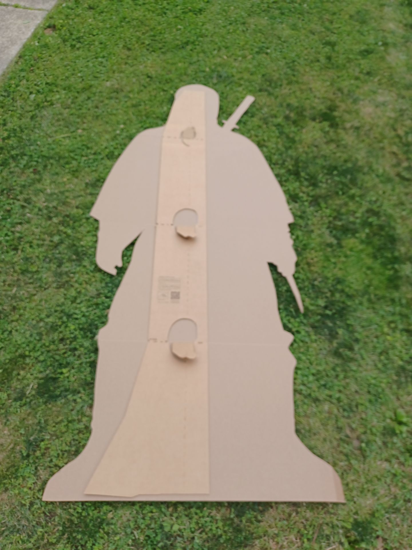 6 ft ninja cardboard cut out with built in stand - photo 5