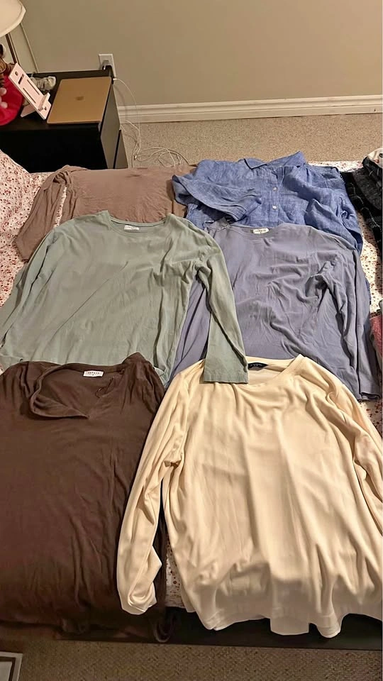 Long sleeved shirt sizes small and medium