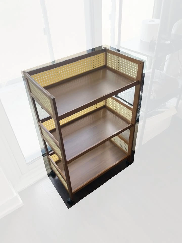 Rattan Woven Storage Cart - photo 2