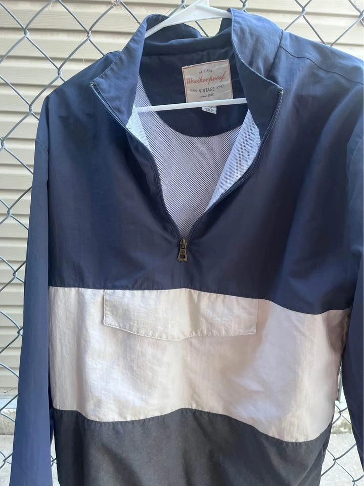 Weatherproof Vintage Men's Colorblocked Anorak Jacket M