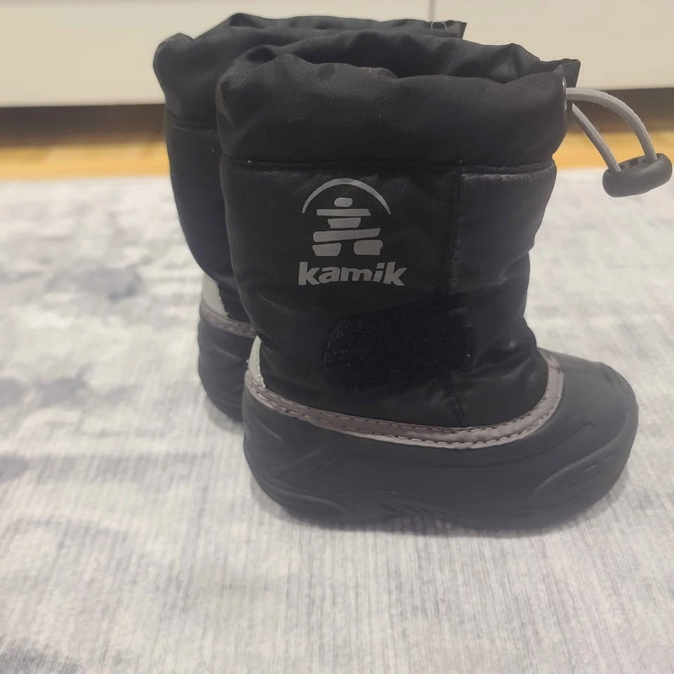 Kamik Toddler Waterproof Winter boots - Black, Size 5 - photo 2