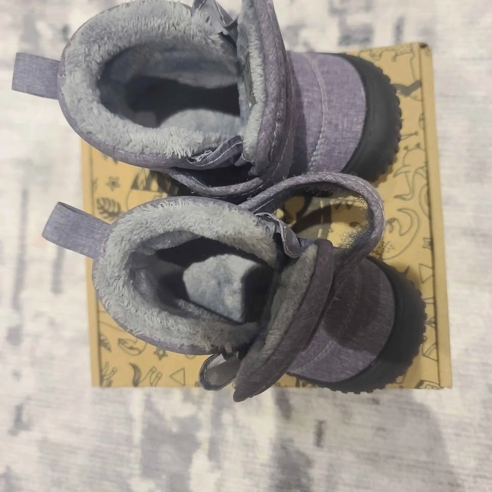 Jan & Jul Toddler Winter boots - Grey, Size 5 - photo 2
